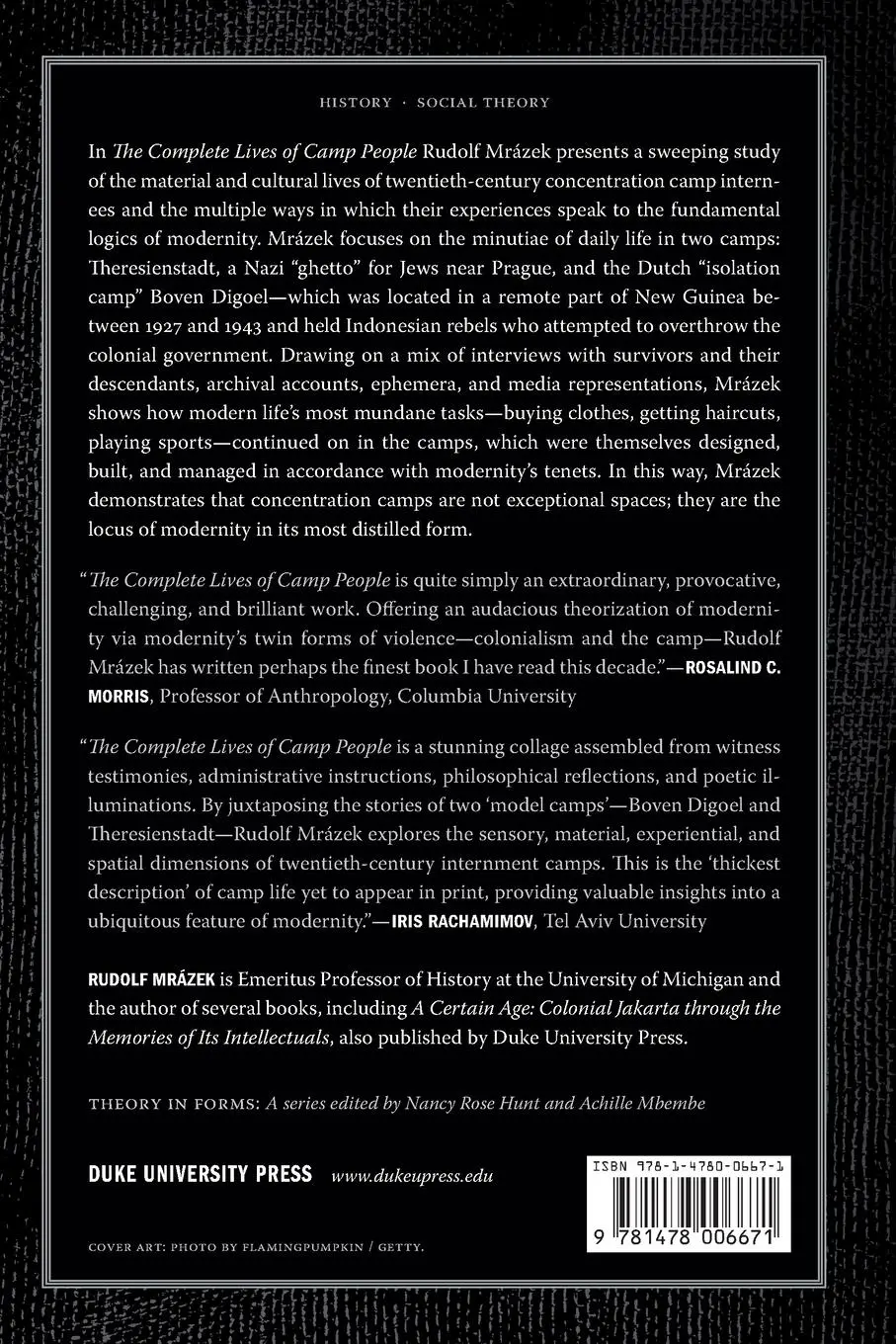 Rückseite: 9781478006671 | The Complete Lives of Camp People | Rudolf Mrázek | Taschenbuch | 2020