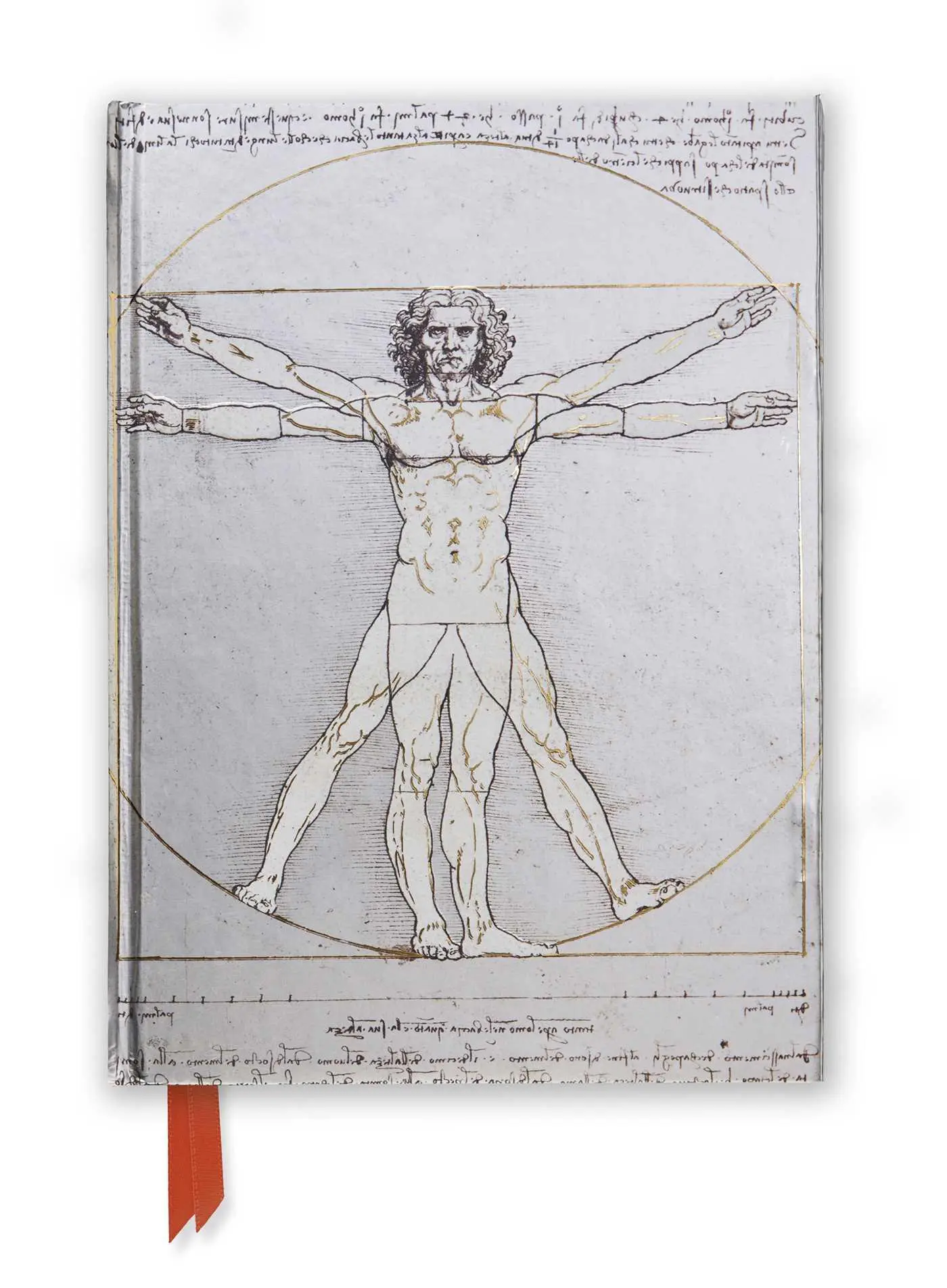 Cover: 9781783616671 | Da Vinci: Vitruvian Man (Foiled Journal) | Flame Tree Publishing