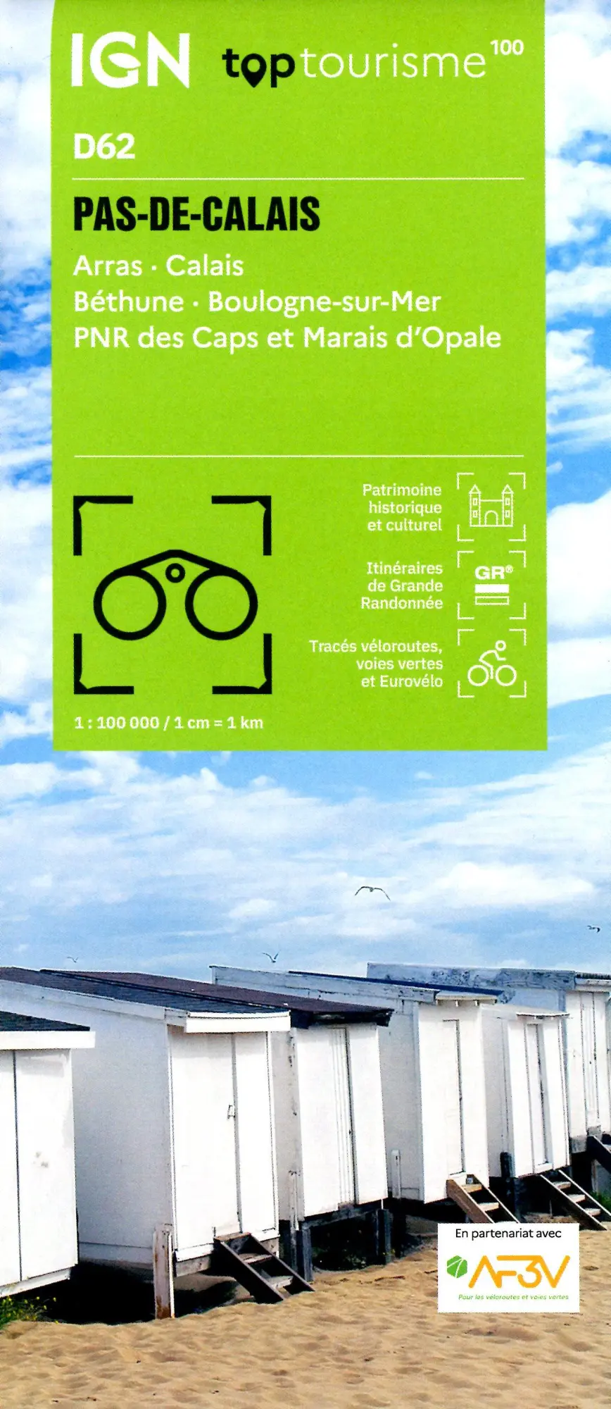 Cover: 9782758556671 | D62 Pas-de-Calais Arras | (Land-)Karte | IGN Top 100 départemental