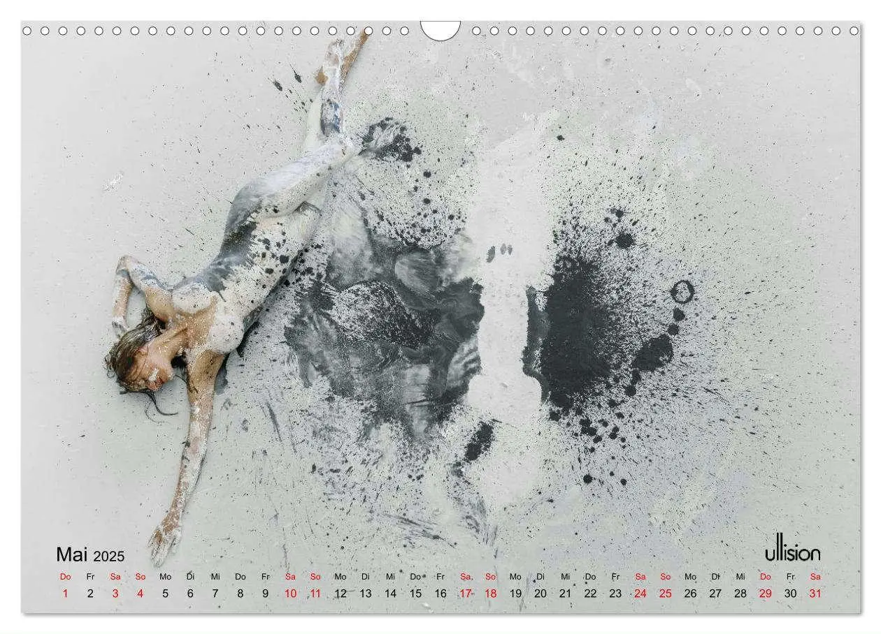 Bild: 9783383836671 | Akt in Farbe - schwarzweiß (Wandkalender 2025 DIN A3 quer),...
