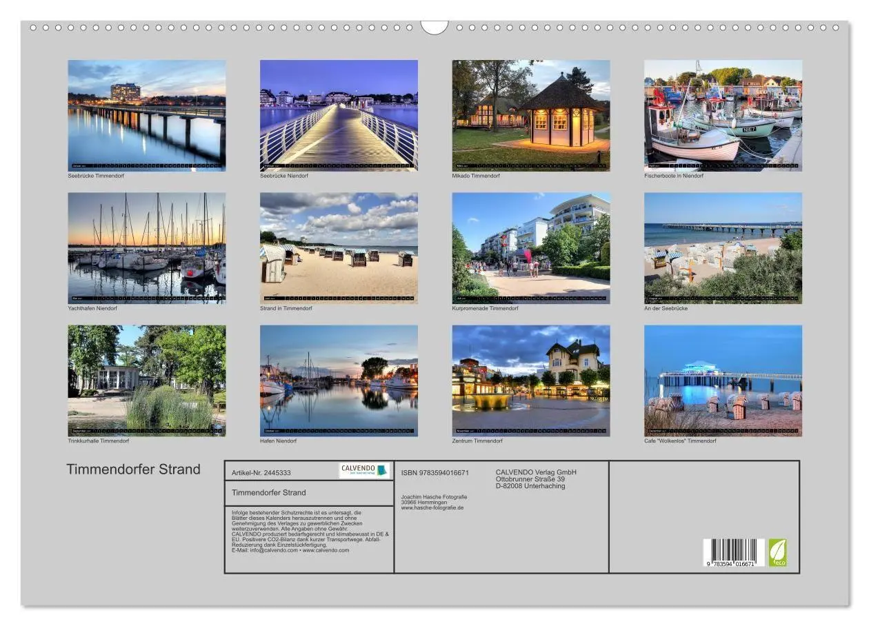 Bild: 9783594016671 | Timmendorfer Strand (Wandkalender 2027 DIN A2 quer), CALVENDO...