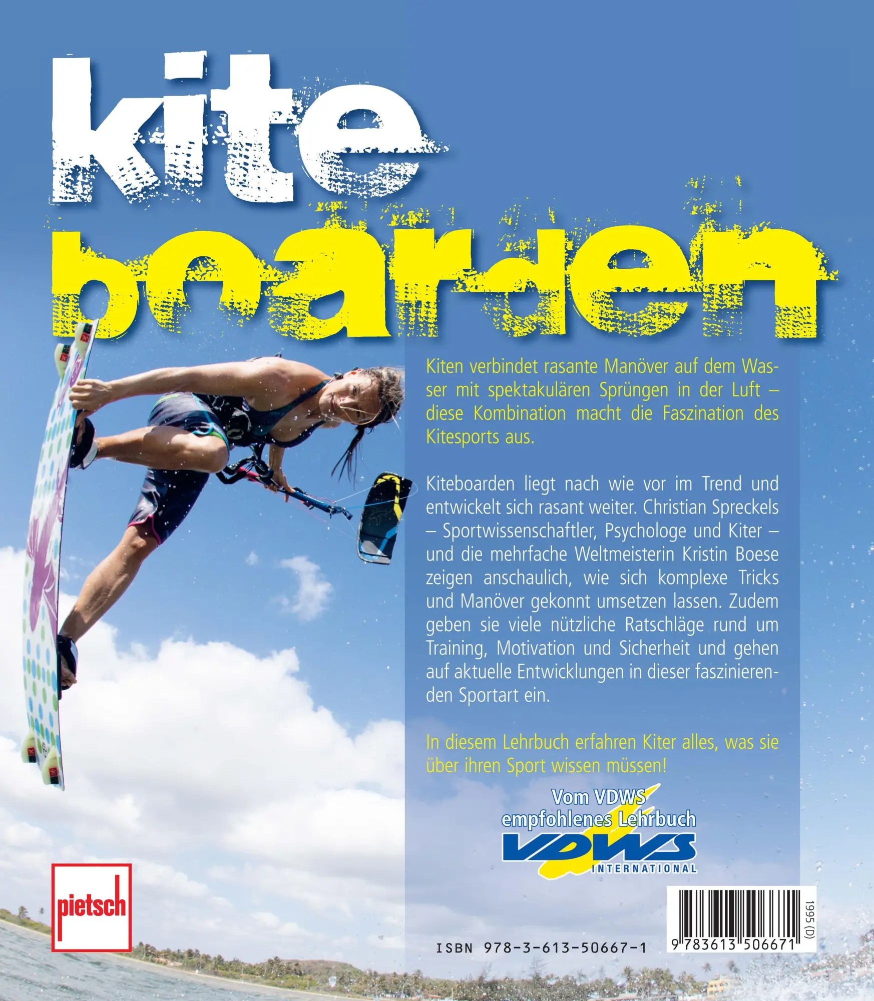 Rückseite: 9783613506671 | Kiteboarden | Das Trainingsprogramm der Weltmeisterin Kristin Boese