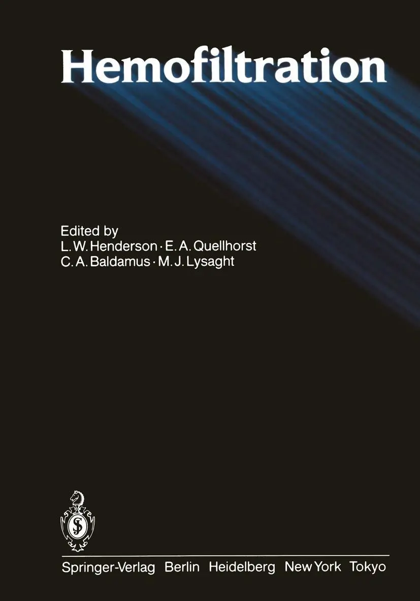 Cover: 9783642696671 | Hemofiltration | L. W. Henderson (u. a.) | Taschenbuch | xii | 2011