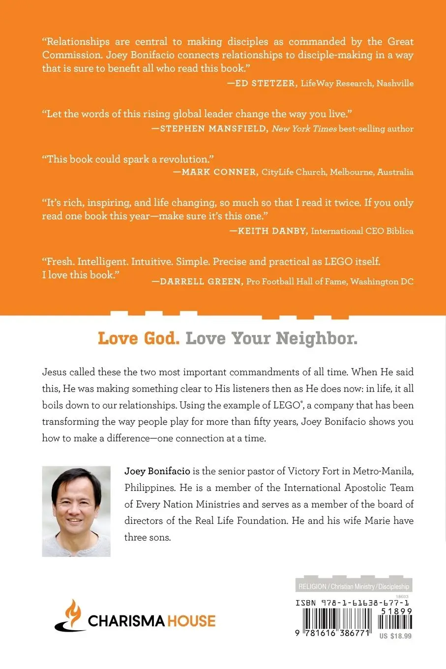 Rückseite: 9781616386771 | LEGO Principle | The Power of Connecting to God and One Another | Buch