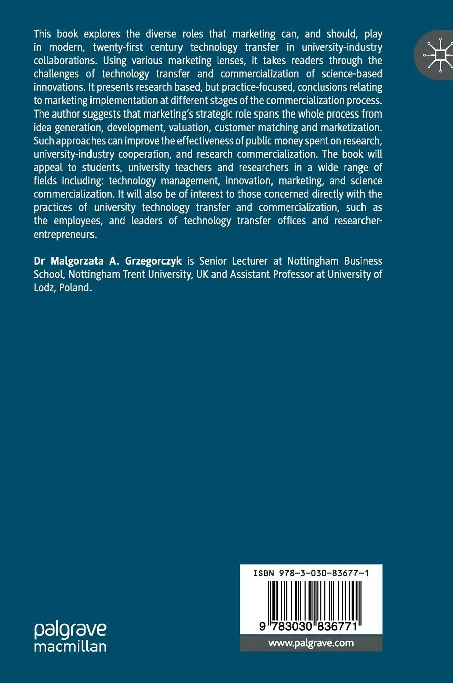 Rückseite: 9783030836771 | Marketing in University-Industry Technological Collaboration | Buch