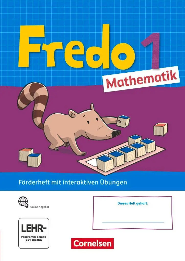 Cover: 9783060846771 | Fredo Mathematik 1. Schuljahr. Ausgabe A - Förderheft mit Stickerbogen Cover: 9783060846771 | Fredo Mathematik 1. Schuljahr. Ausgabe A - Förderheft mit Stickerbogen
