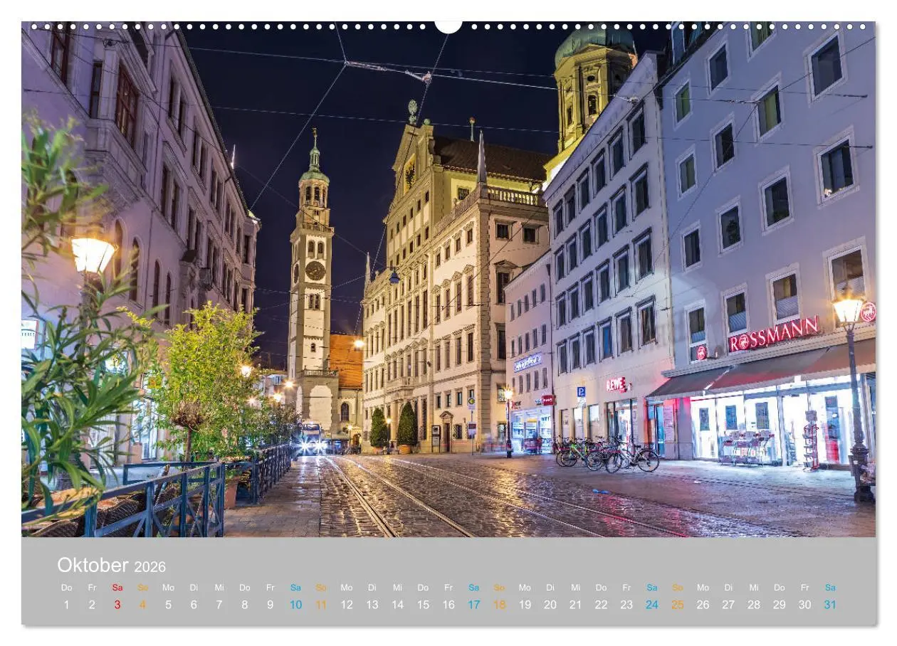 Bild: 9783457796771 | Augsburg - Stadt der Renaissance (Wandkalender 2026 DIN A2 quer),...