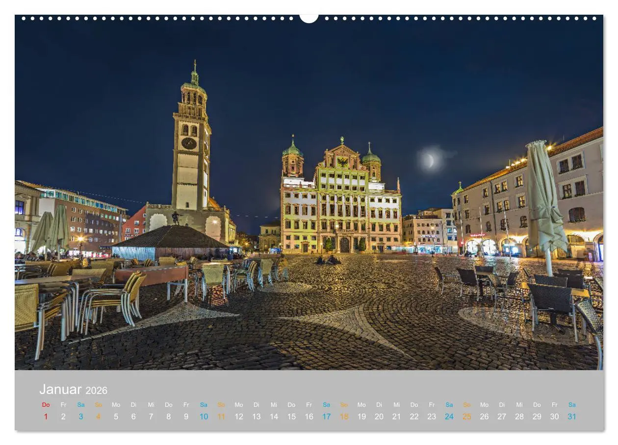 Bild: 9783457796771 | Augsburg - Stadt der Renaissance (Wandkalender 2026 DIN A2 quer),...
