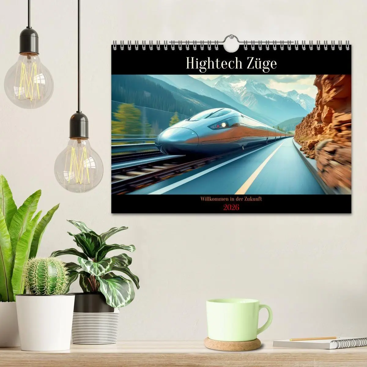 Bild: 9783516706871 | Hightech Züge (Wandkalender 2026 DIN A4 quer), CALVENDO Monatskalender