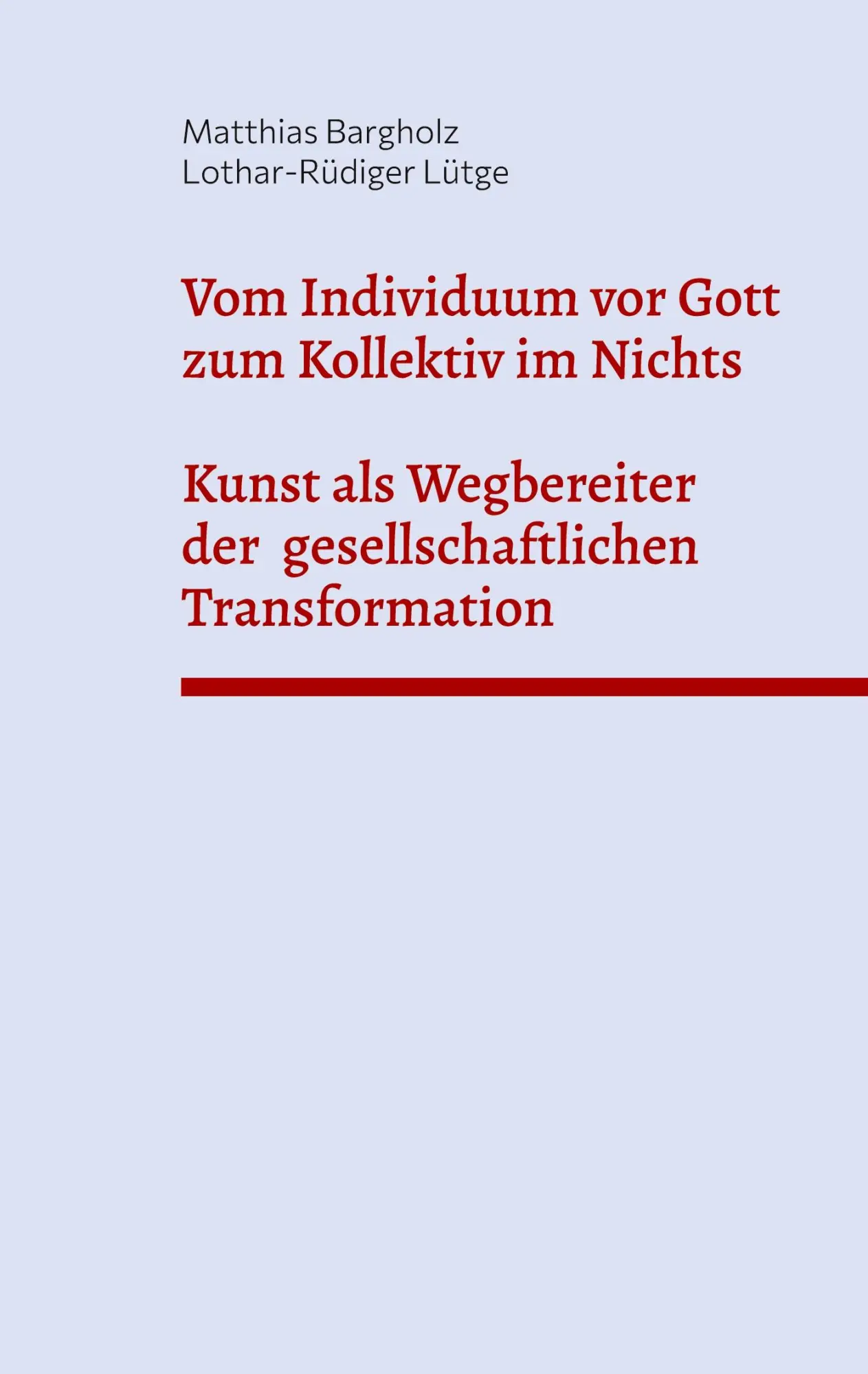 Cover: 9783819296871 | Vom Individuum vor Gott zum Kollektiv im Nichts - Kunst als...