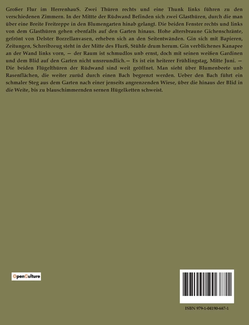 Rückseite: 9791041906871 | HAUS ROSENHAGEN | Max Halbe | Taschenbuch | 86 S. | Deutsch | 2023