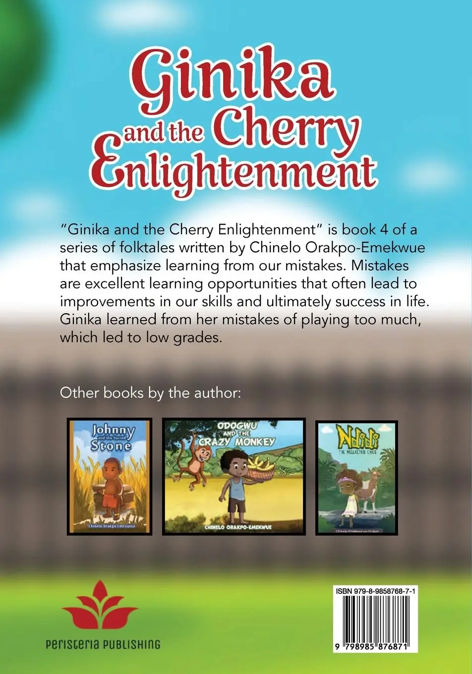 Rückseite: 9798985876871 | Ginika and the Cherry Enlightenment | Chinelo Orakpo-Emekwue | Buch