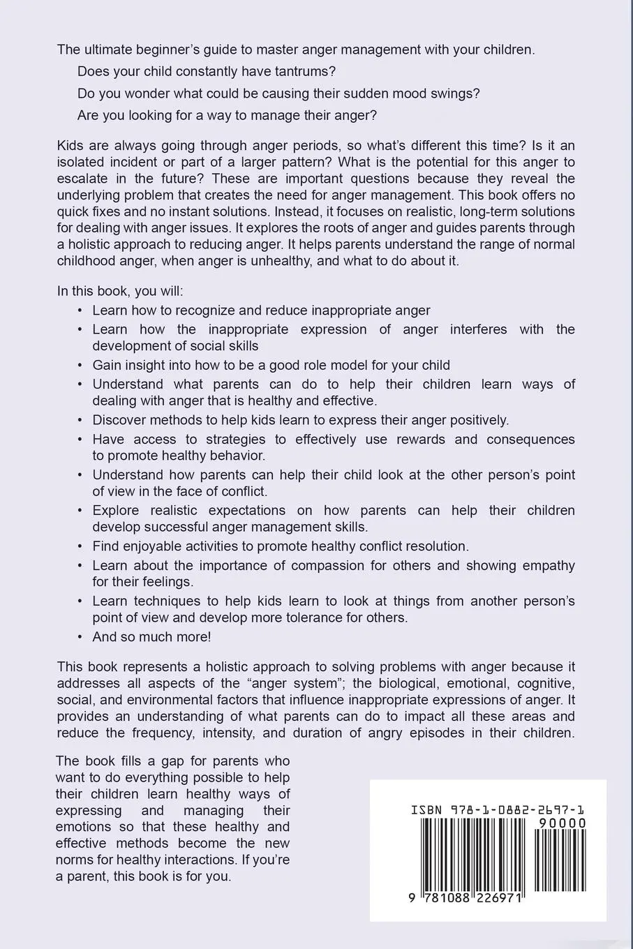 Rückseite: 9781088226971 | Anger Management for Kids 5 to 8 | Miranda Wilson | Taschenbuch | 2023