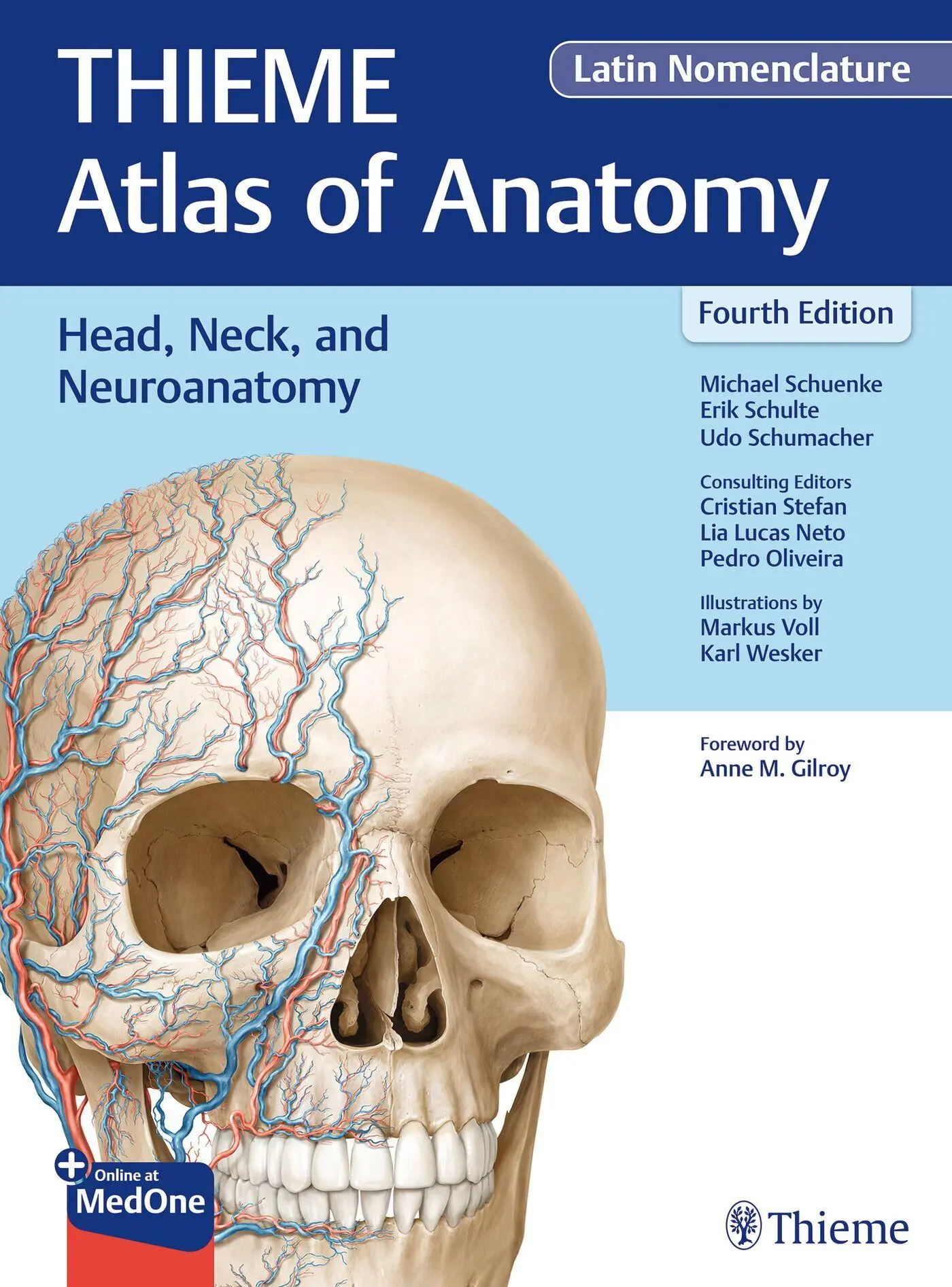 Cover: 9781684206971 | Head, Neck, and Neuroanatomy (THIEME Atlas of Anatomy), Latin...
