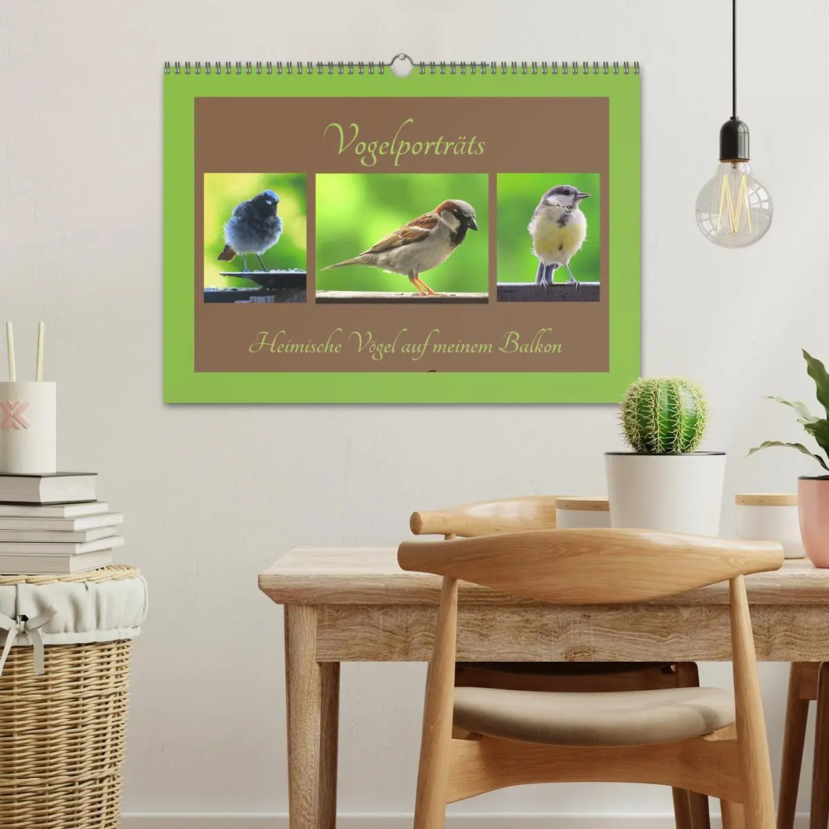 Bild: 9783457776971 | Vogelporträts - Heimische Vögel auf meinem Balkon (Wandkalender...