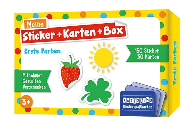 Cover: 9783817446971 | Meine Sticker + Karten + Box - Erste Farben | Vanessa Götz | Buch
