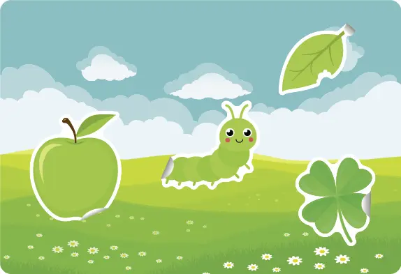 Bild: 9783817446971 | Meine Sticker + Karten + Box - Erste Farben | Vanessa Götz | Buch
