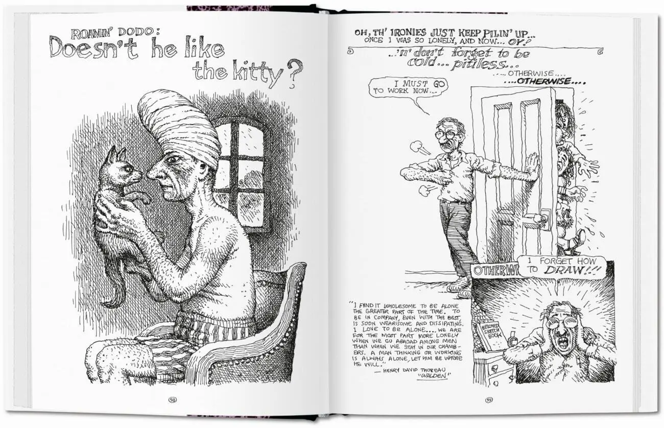 Bild: 9783836566971 | Robert Crumb. Sketchbook Vol. 5. 1989-1998.Vol.5 | 1989-1998 | Hanson