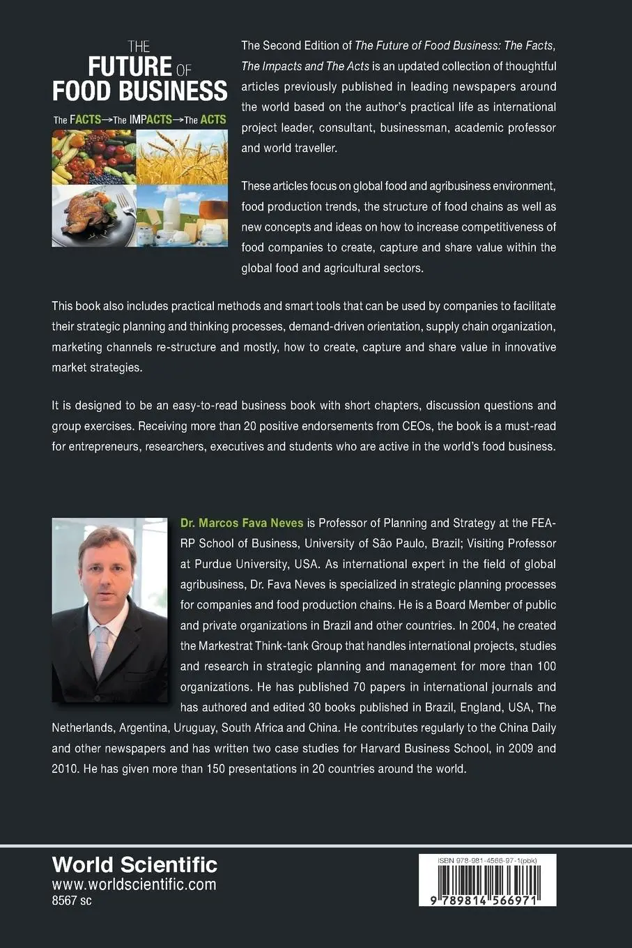 Rückseite: 9789814566971 | FUTURE OF FOOD BUSINESS (2ND ED) | Marcos Fava Neves | Taschenbuch