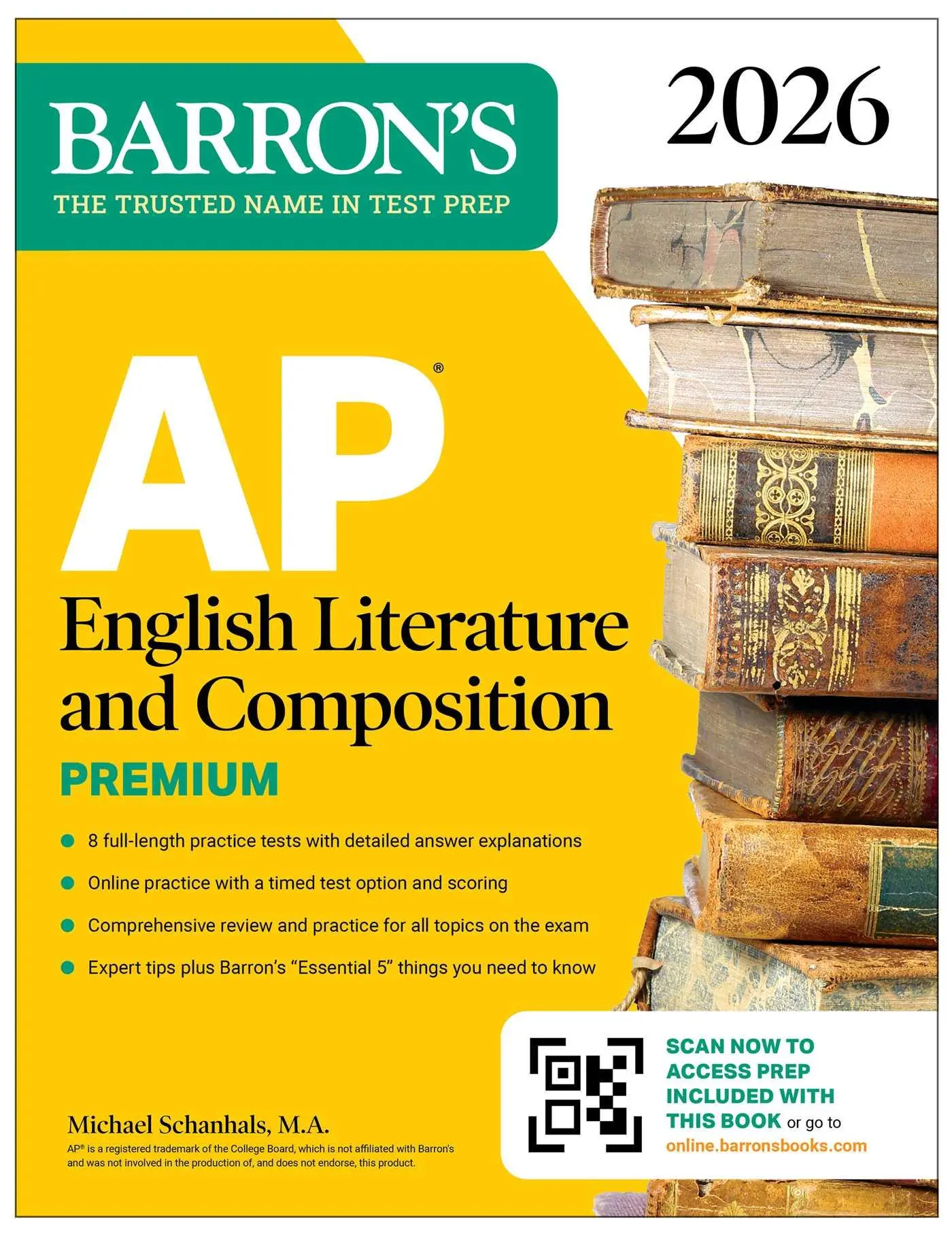 Cover: 9781506297071 | AP English Literature and Composition Premium, 2026: Prep Book with...