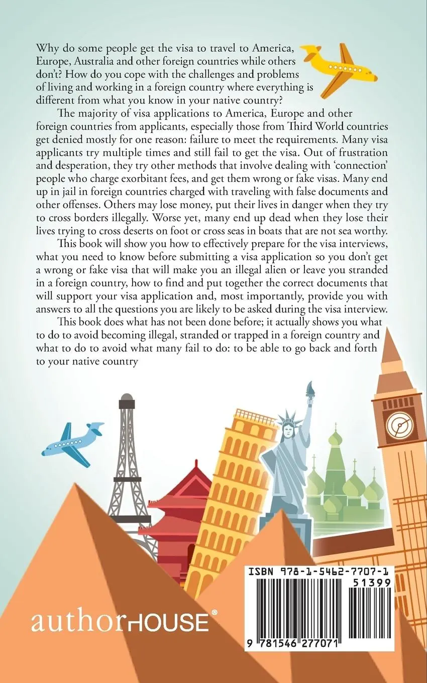 Rückseite: 9781546277071 | Visa Secrets Revealed | International Travel Consultant | Taschenbuch