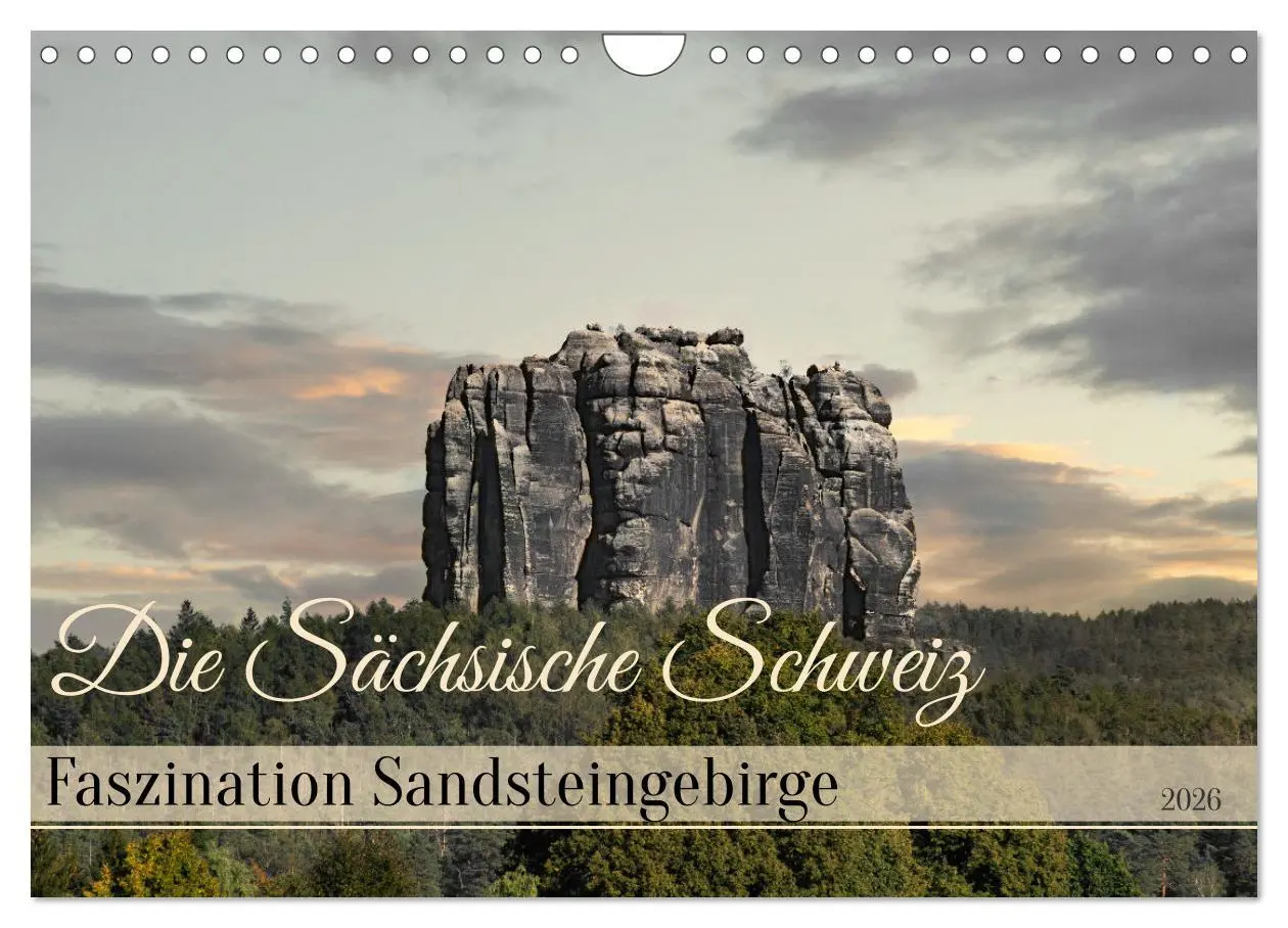 Cover: 9783457357071 | Die Sächsische Schweiz / Faszination Sandsteingebirge (Wandkalender...