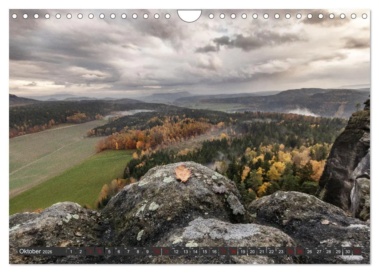 Bild: 9783457357071 | Die Sächsische Schweiz / Faszination Sandsteingebirge (Wandkalender...