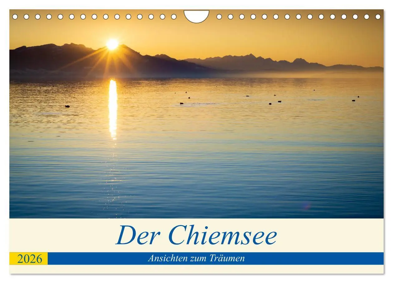 Cover: 9783457737071 | Der Chiemsee - Ansichten zum Träumen (Wandkalender 2026 DIN A4...