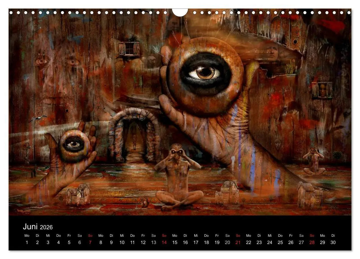 Bild: 9783516137071 | Moderner Surrealismus (Wandkalender 2026 DIN A3 quer), CALVENDO...