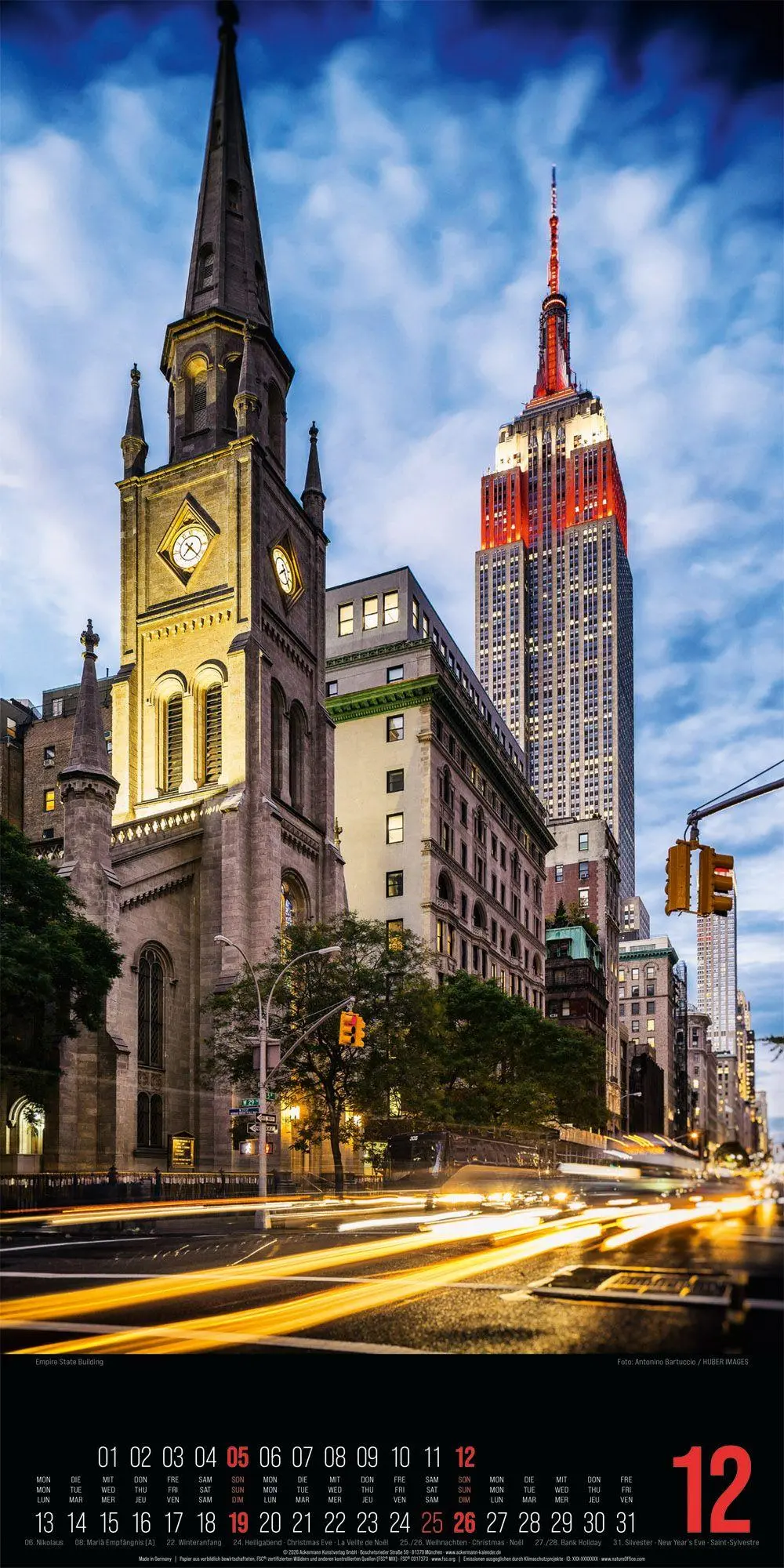 Bild: 9783838437071 | Inside New York Kalender 2027 | Ackermann Kunstverlag GmbH | Kalender