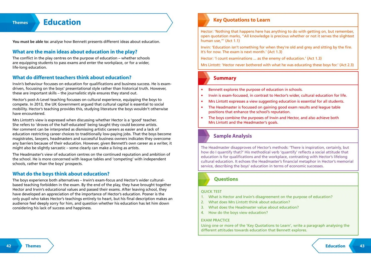 Bild: 9780008247171 | Collins Snap Revision Text Guides - The History Boys: Aqa GCSE...
