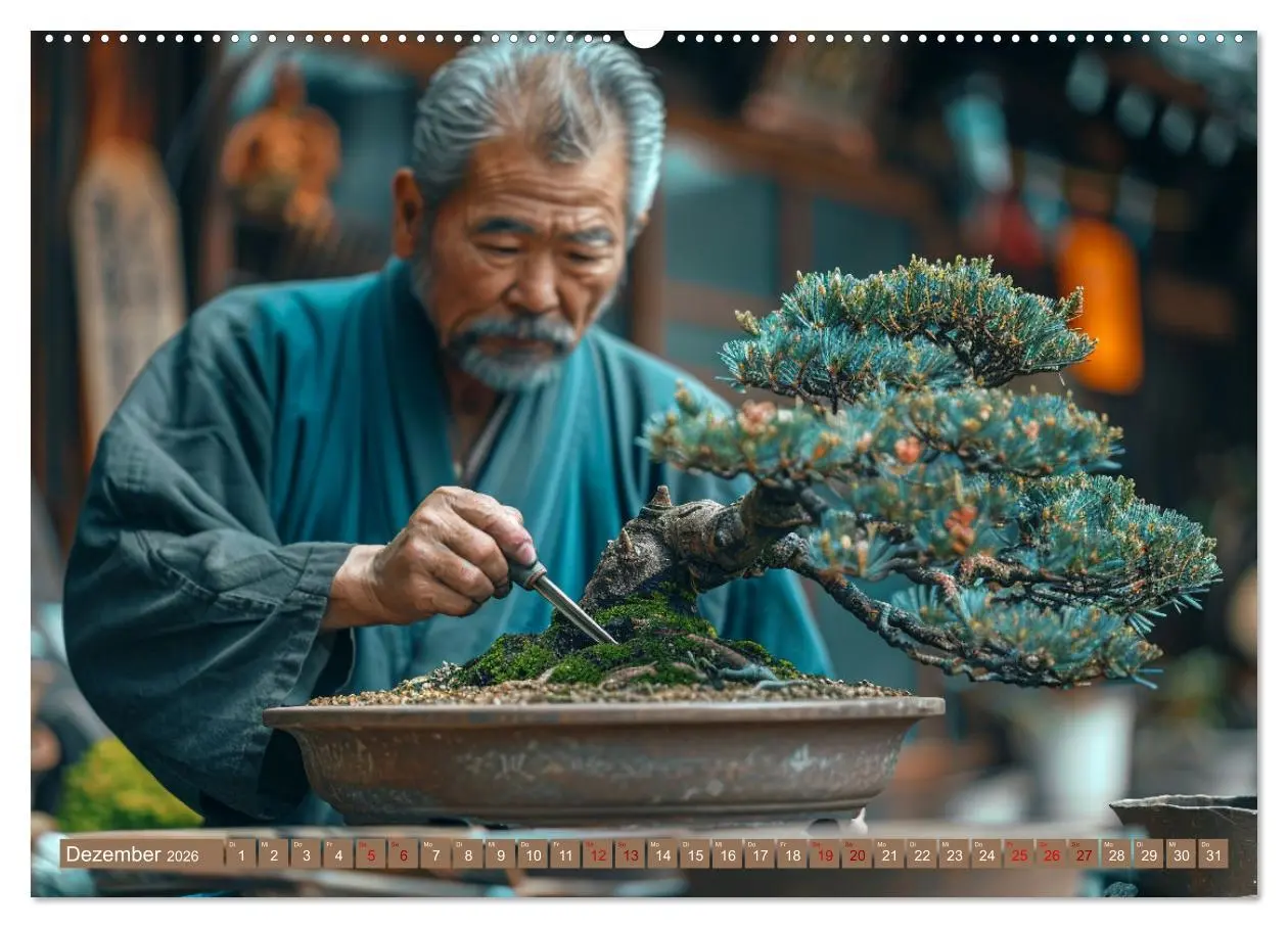 Bild: 9783457417171 | Bonsai meditativ (hochwertiger Premium Wandkalender 2026 DIN A2...