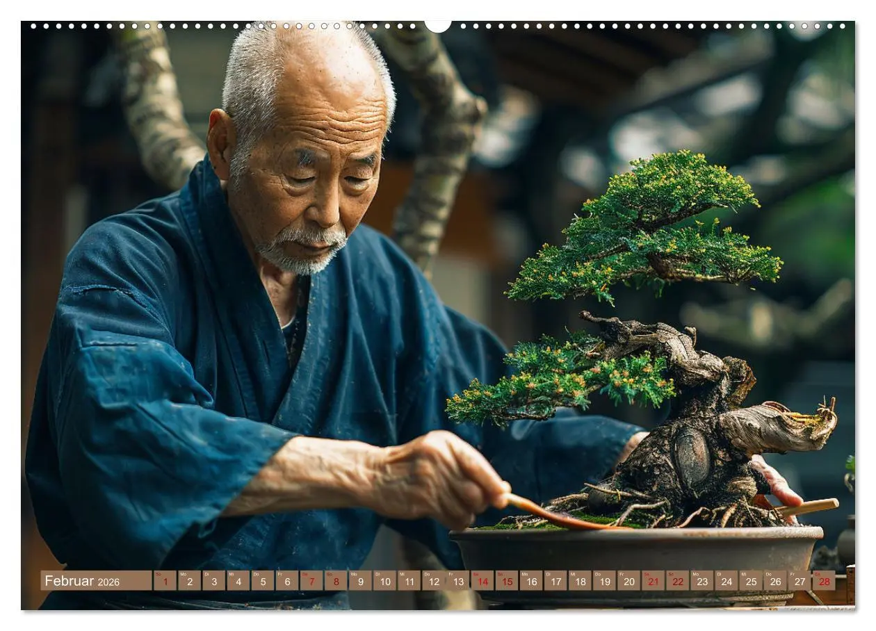 Bild: 9783457417171 | Bonsai meditativ (hochwertiger Premium Wandkalender 2026 DIN A2...