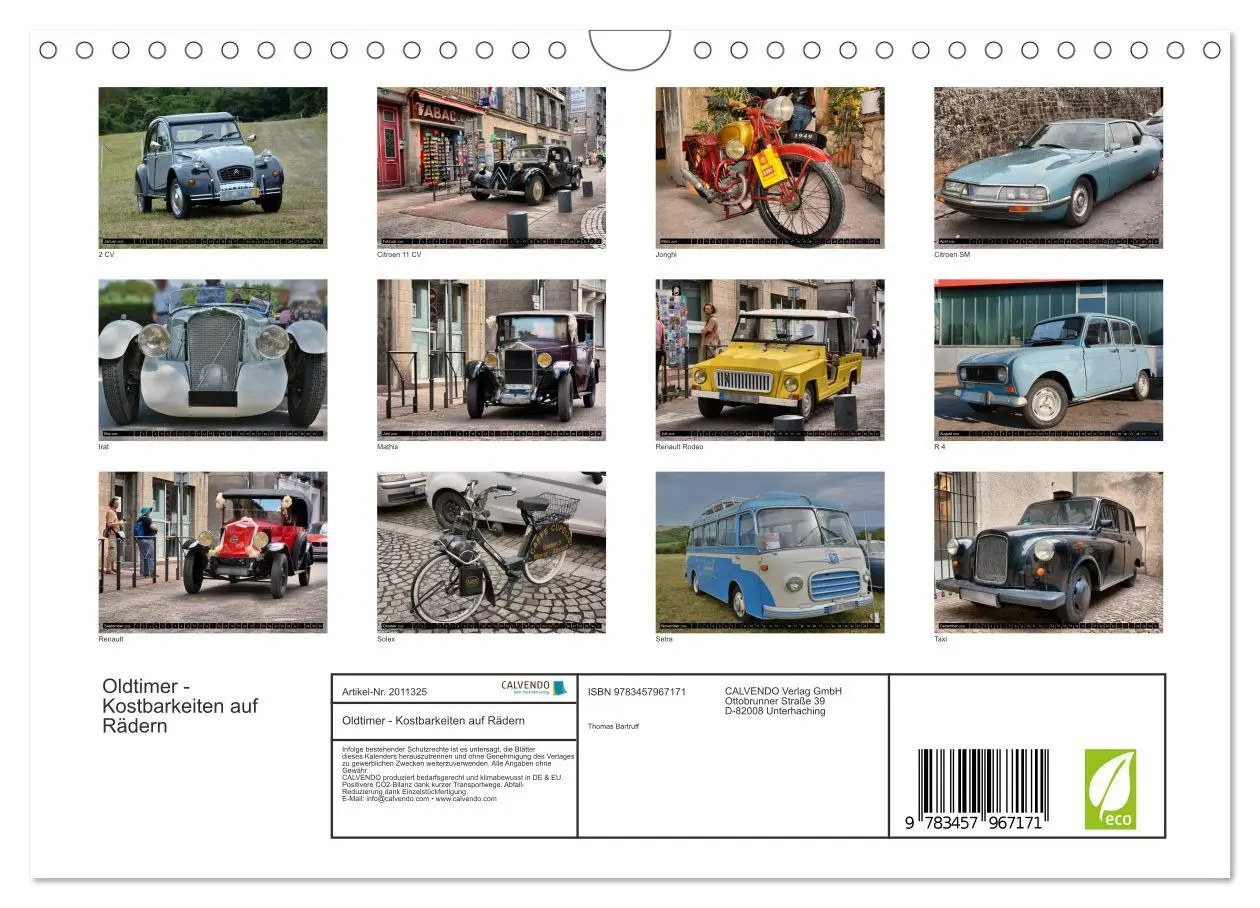 Bild: 9783457967171 | Oldtimer - Kostbarkeiten auf Rädern (Wandkalender 2026 DIN A4...