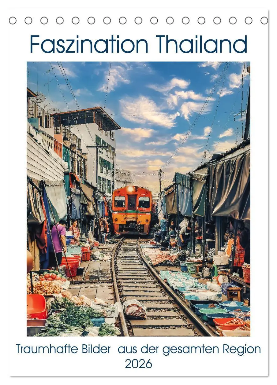 Cover: 9783516367171 | Faszination Thailand (Tischkalender 2026 DIN A5 hoch), CALVENDO...