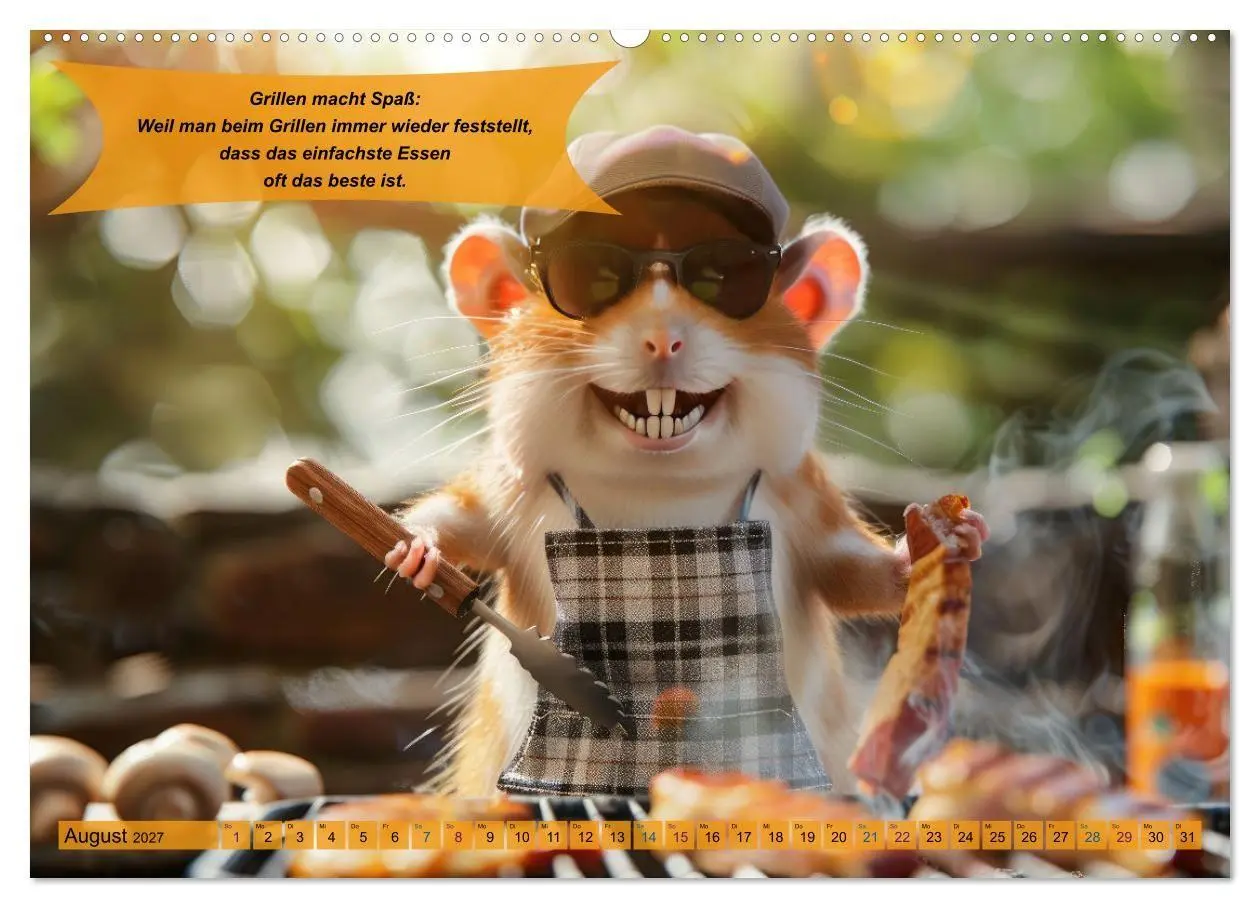 Bild: 9783569077171 | Tierisch lustige Grillmeister (Wandkalender 2027 DIN A2 quer),...
