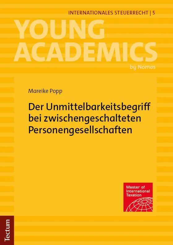 Der Unmittelbarkeitsbegriff bei zwischengeschalteten Personengesellschaften