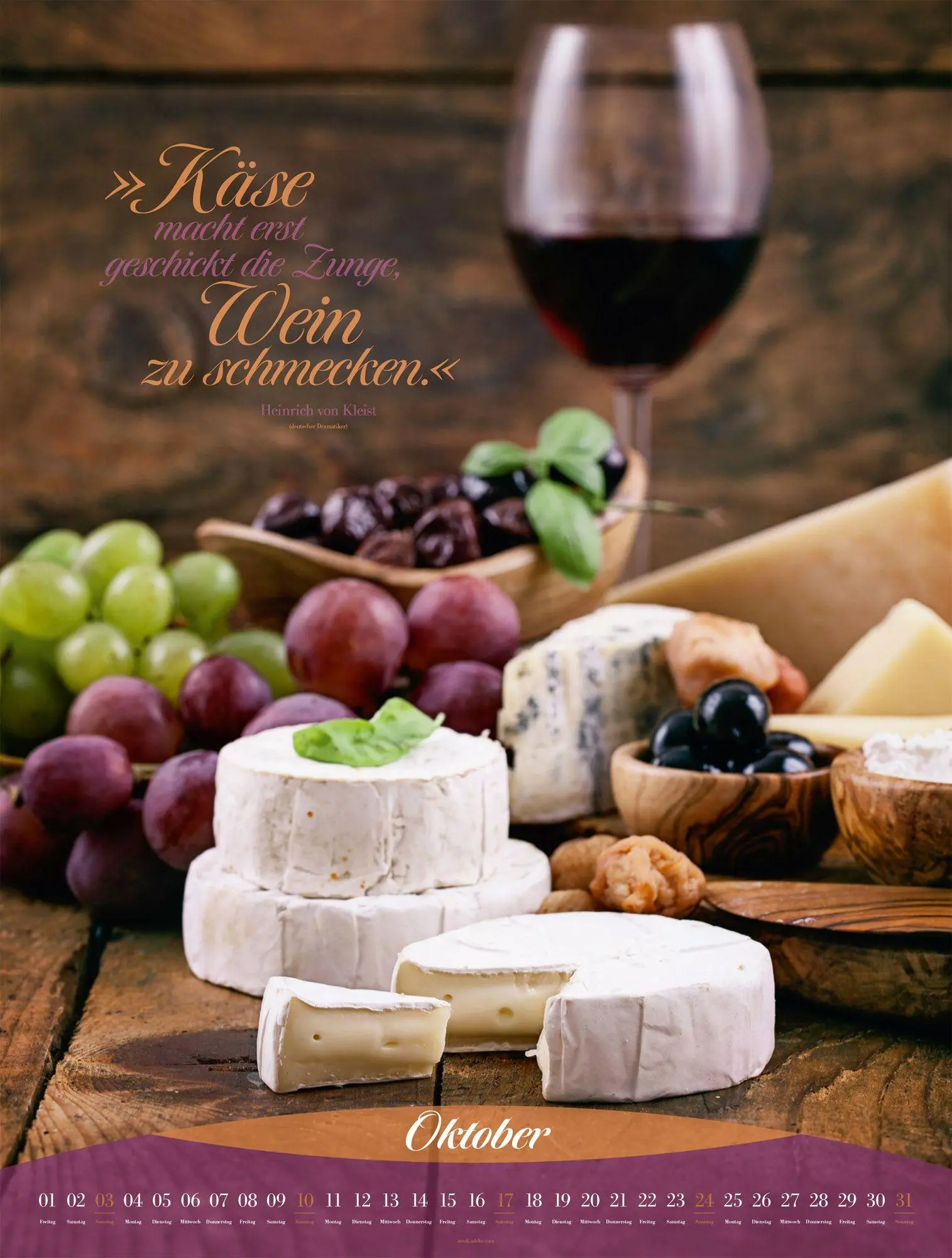Bild: 9783838427171 | Art Culinaire Kalender 2027 | Ackermann Kunstverlag GmbH | Kalender