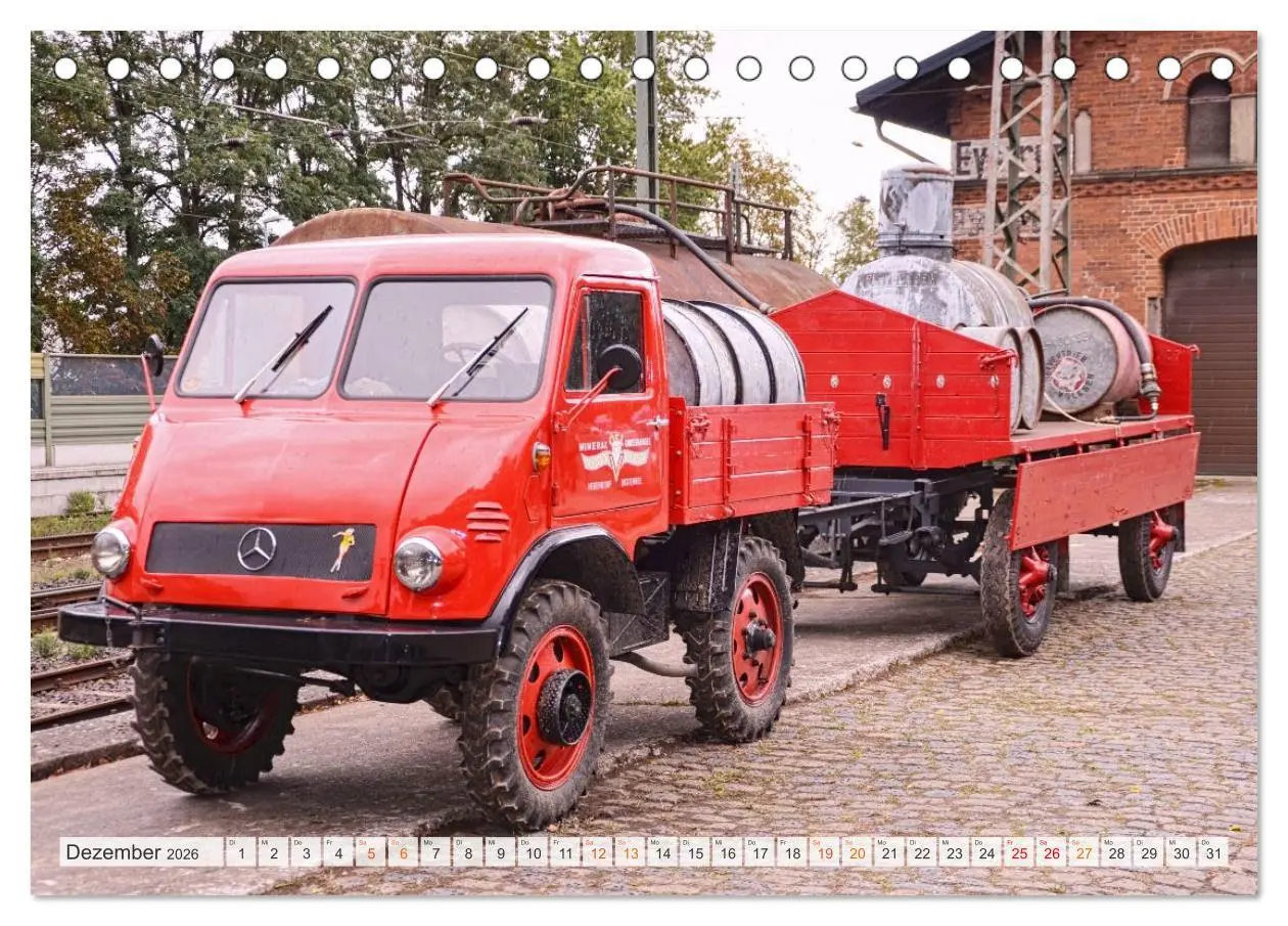 Bild: 9783457647271 | LKW - Oldtimer (Tischkalender 2026 DIN A5 quer), CALVENDO...