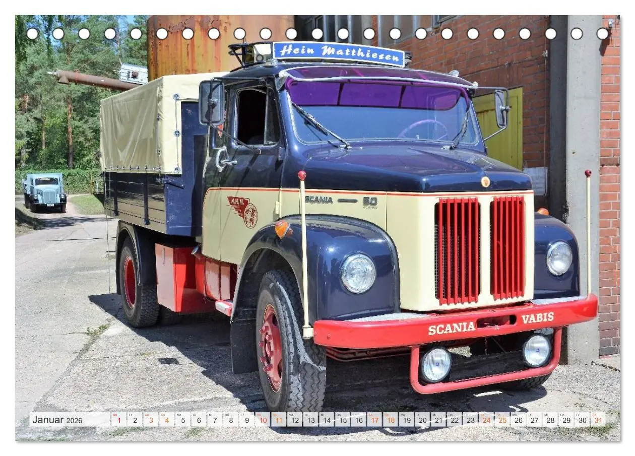 Bild: 9783457647271 | LKW - Oldtimer (Tischkalender 2026 DIN A5 quer), CALVENDO...