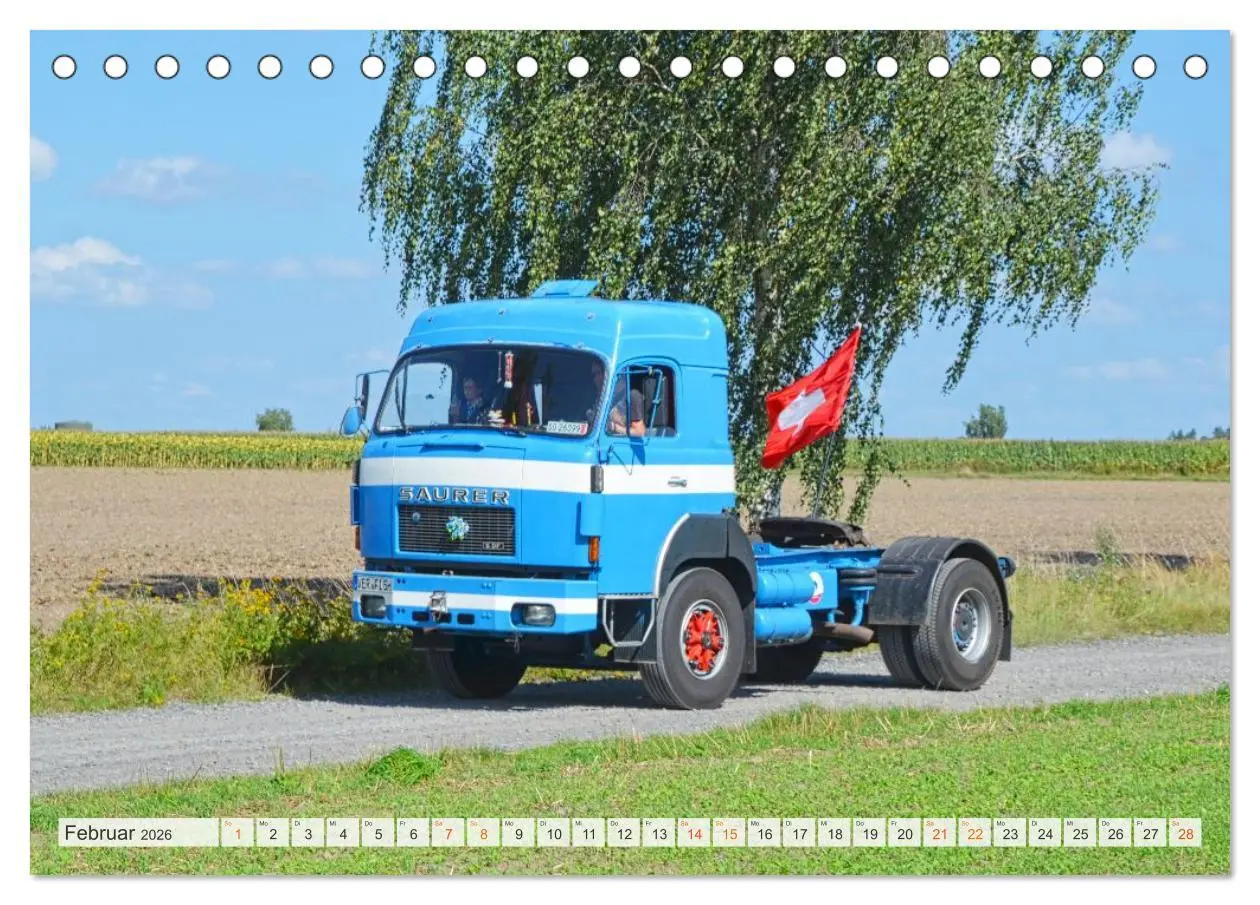 Bild: 9783457647271 | LKW - Oldtimer (Tischkalender 2026 DIN A5 quer), CALVENDO...