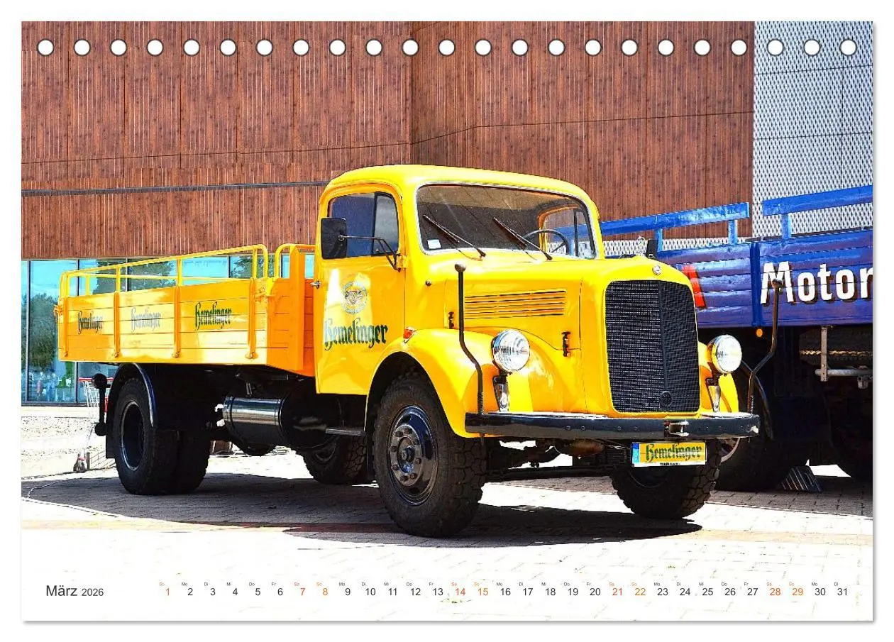 Bild: 9783457647271 | LKW - Oldtimer (Tischkalender 2026 DIN A5 quer), CALVENDO...