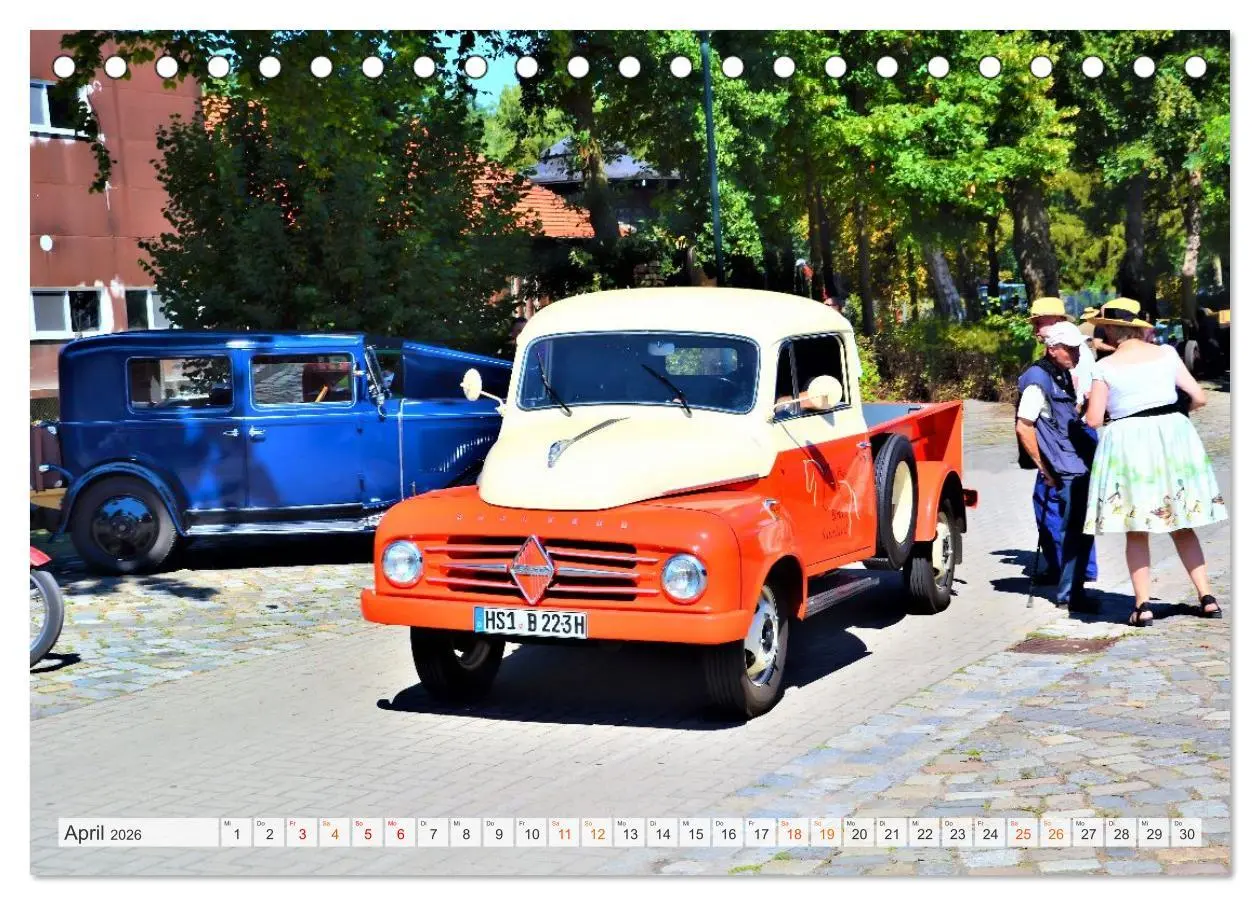 Bild: 9783457647271 | LKW - Oldtimer (Tischkalender 2026 DIN A5 quer), CALVENDO...
