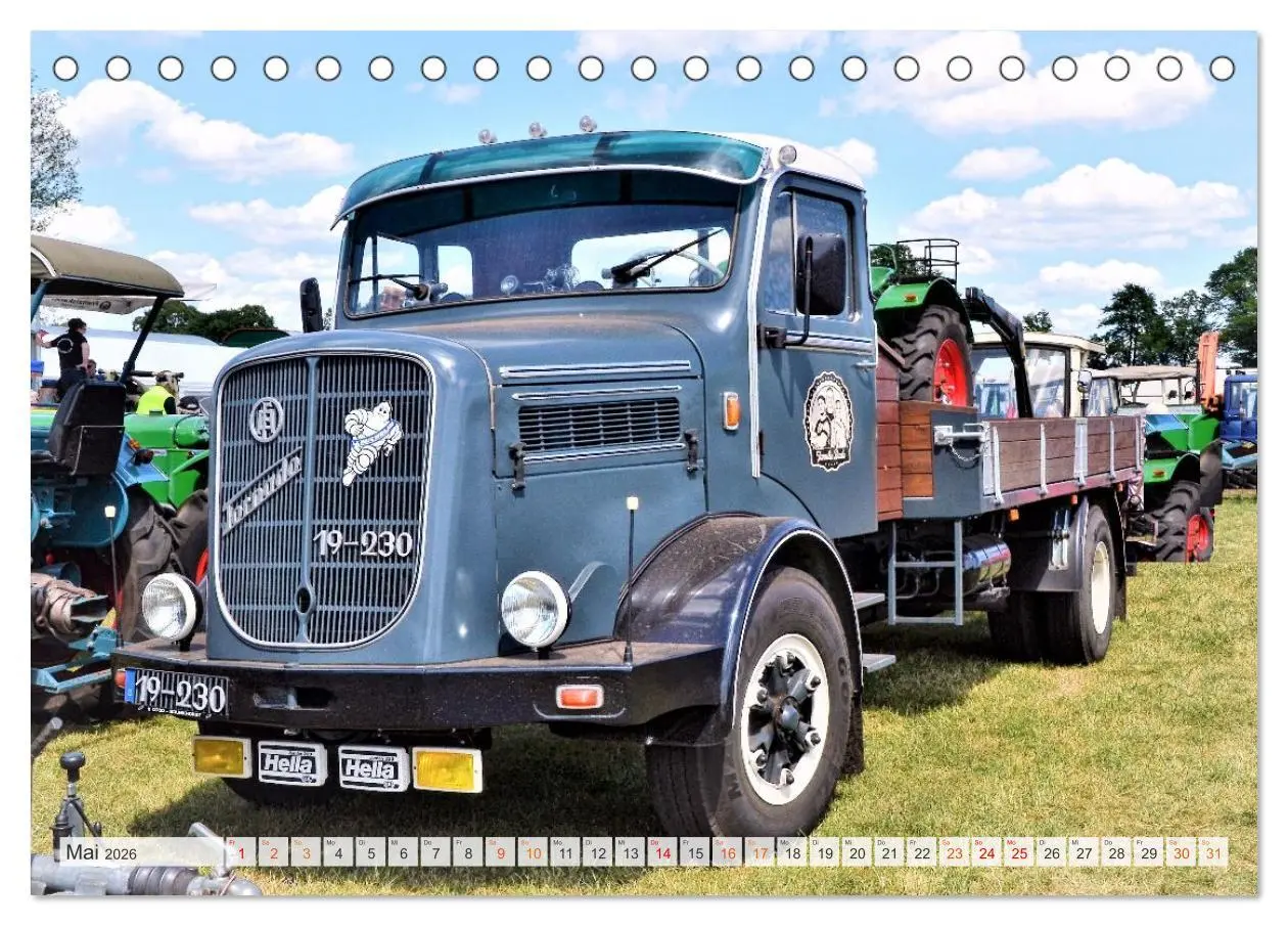 Bild: 9783457647271 | LKW - Oldtimer (Tischkalender 2026 DIN A5 quer), CALVENDO...