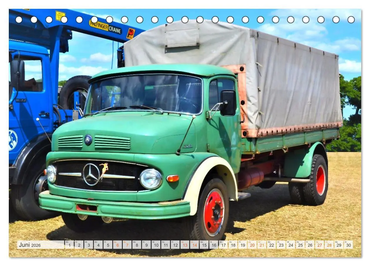 Bild: 9783457647271 | LKW - Oldtimer (Tischkalender 2026 DIN A5 quer), CALVENDO...
