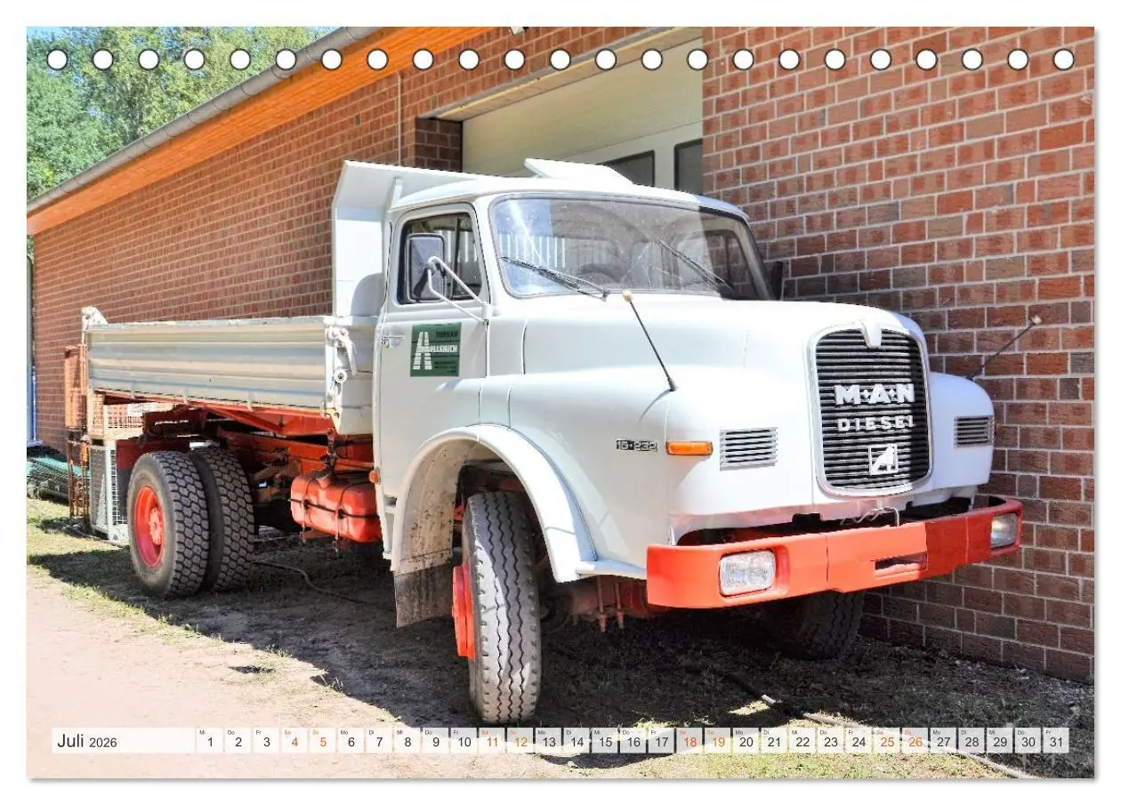 Bild: 9783457647271 | LKW - Oldtimer (Tischkalender 2026 DIN A5 quer), CALVENDO...