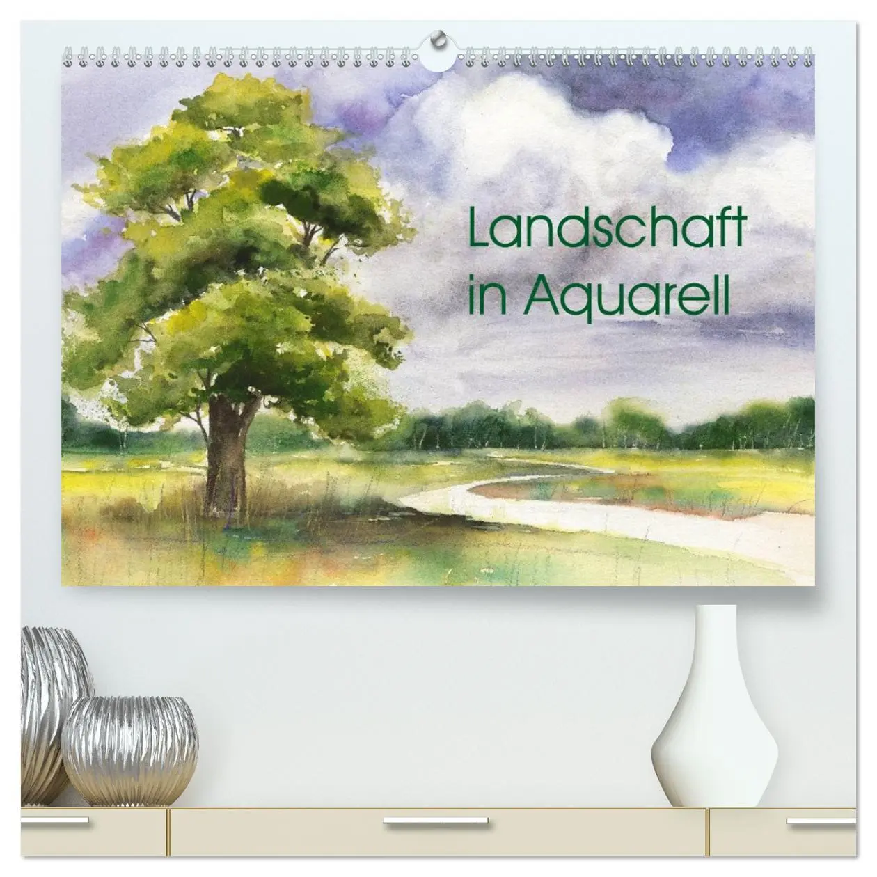Cover: 9783457957271 | Landschaft in Aquarell (hochwertiger Premium Wandkalender 2026 DIN...