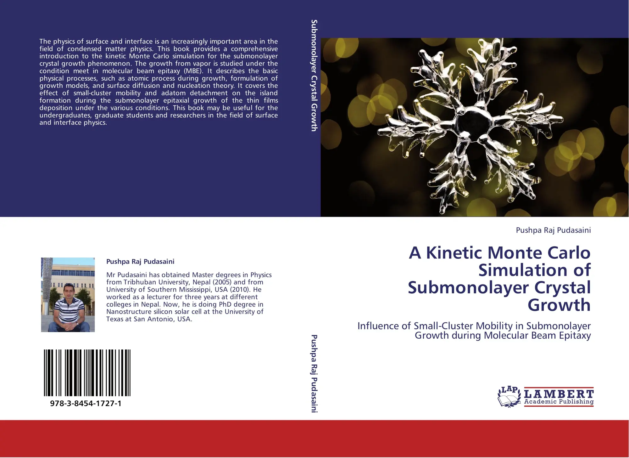 Cover: 9783845417271 | A Kinetic Monte Carlo Simulation of Submonolayer Crystal Growth | Buch