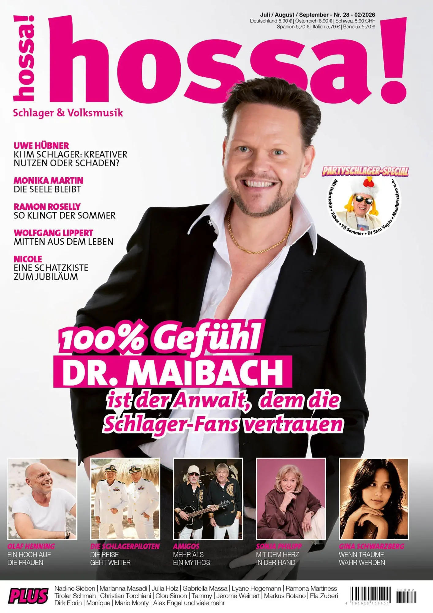 Cover: 9783959367271 | hossa! - Das Magazin für Volksmusik und Schlager! | Sülter (u. a.)