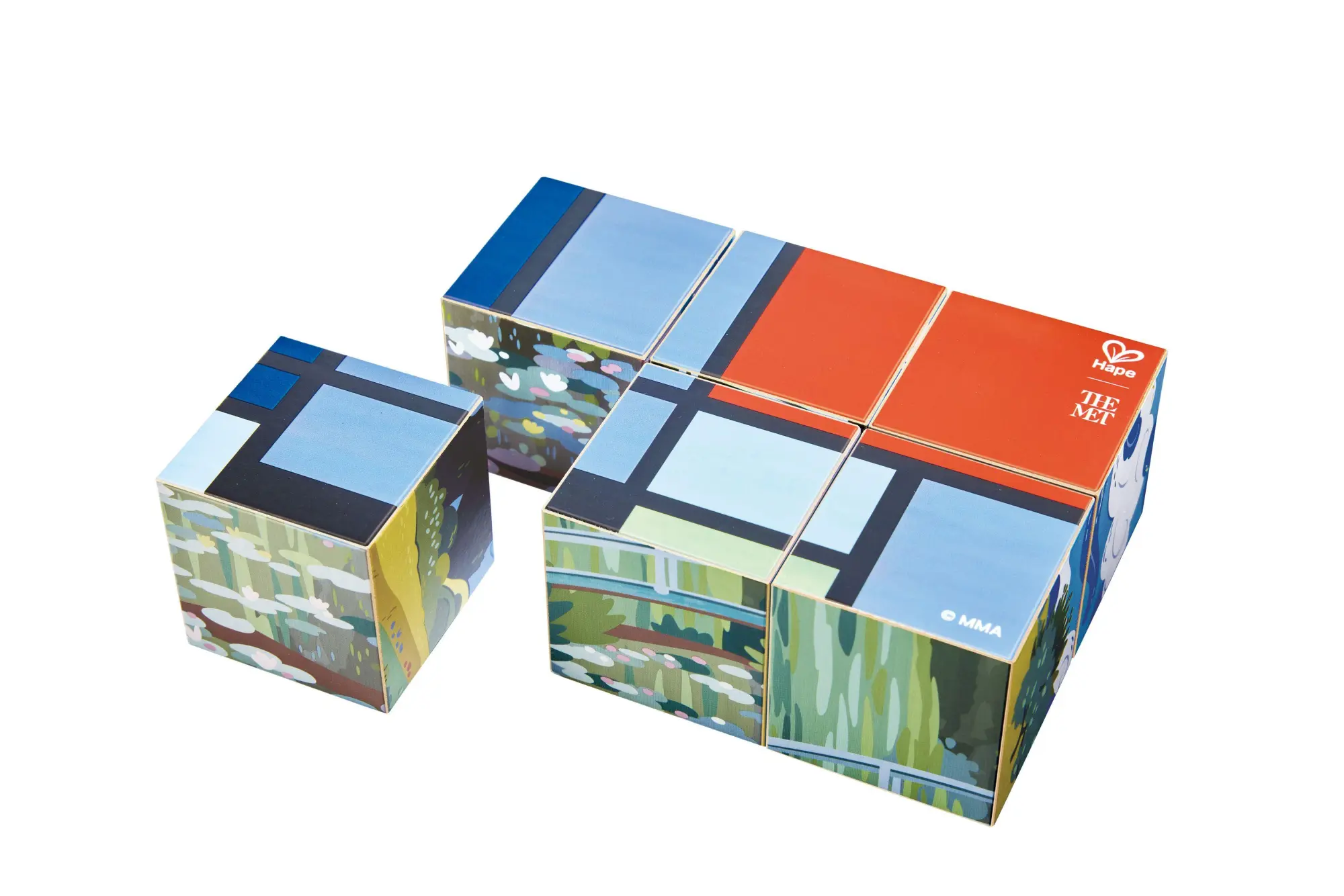 Bild: 6943478057371 | The Met: Puzzlewürfel "Kunstsammlung" - 6 Teile | Spiel | Deutsch
